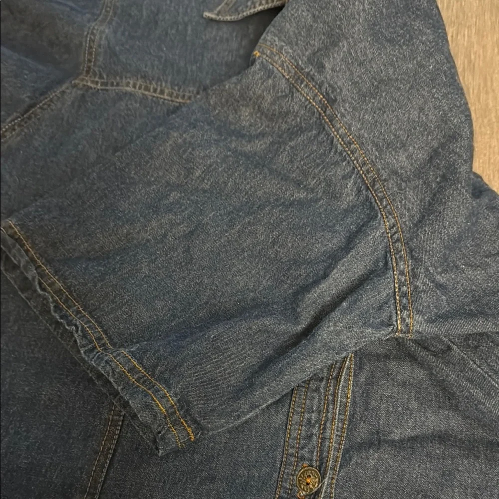 Jean Junction VTG Denim Button-Down Dress - Picture 7 of 10